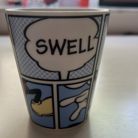 Disney Mickey Mouse Swell Comic Cartoon Panel Blue Coffee Cup - Picture 2 of 5